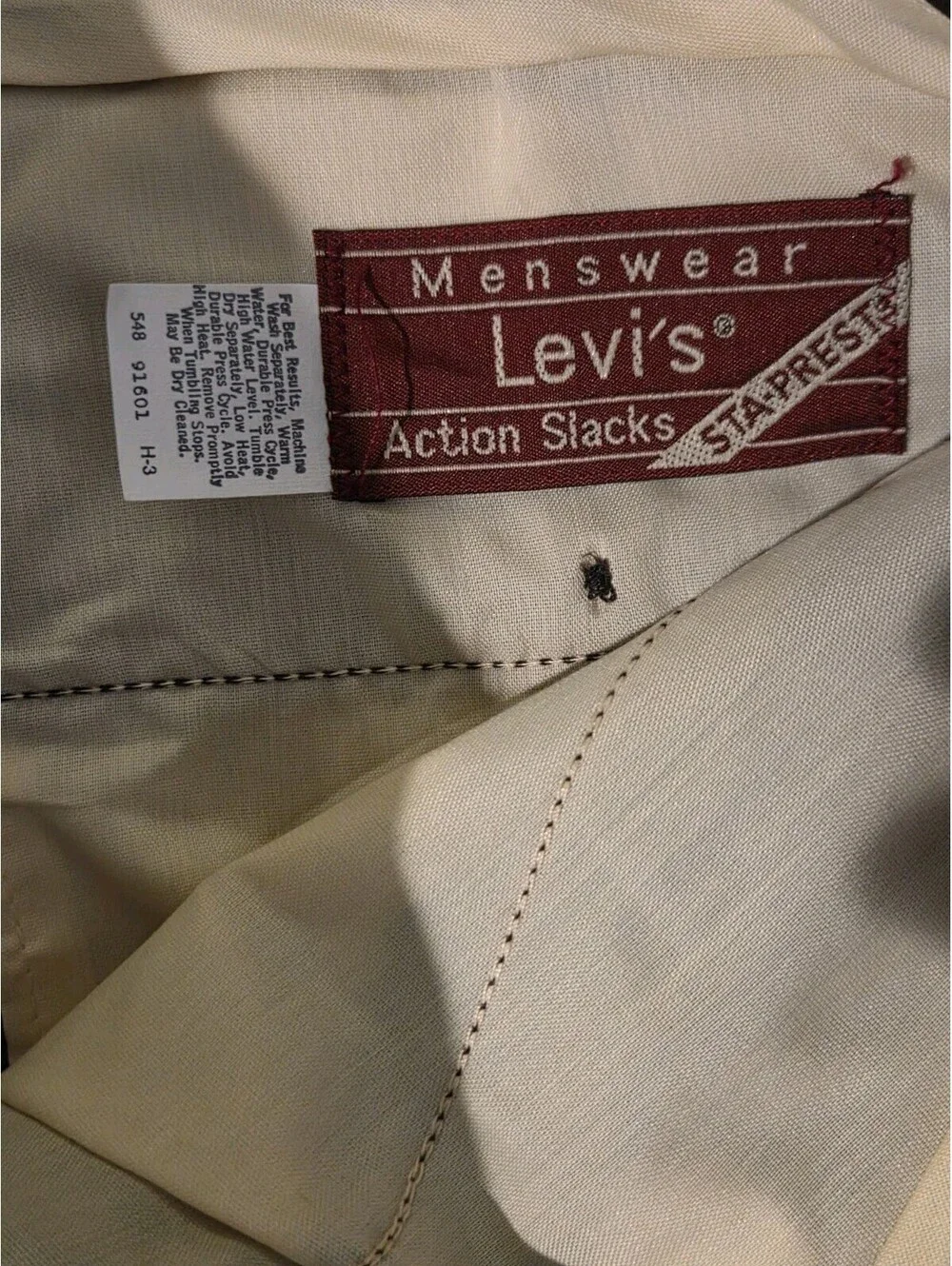 Levi's 32 x 34 Brown Action Slacks 1984 Olympics Outfitters Pants Vintage 70s